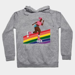 Rainbow skater Hoodie